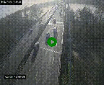 <h2>Webcam sur le périphérique de Bordeaux à l'est de la ville. Caméra située sur le Pont Mitterand sur la N230</h2>