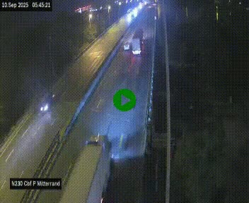 <h2>Webcam sur le périphérique de Bordeaux à l'est de la ville. Caméra située sur le Pont Mitterand sur la N230</h2>