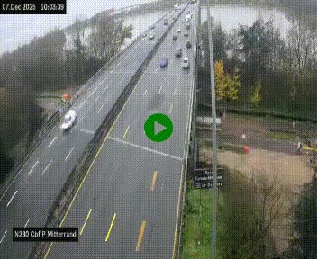 <h2>Webcam sur le périphérique de Bordeaux à l'est de la ville. Caméra située sur le Pont Mitterand sur la N230</h2>