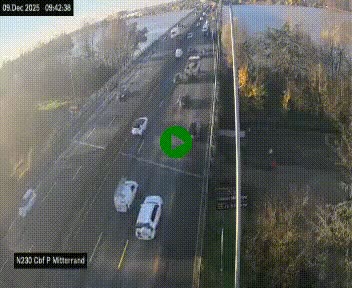 <h2>Webcam sur le périphérique de Bordeaux à l'est de la ville. Caméra située sur le Pont Mitterand sur la N230</h2>
