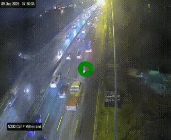 <h2>Webcam sur le périphérique de Bordeaux à l'est de la ville. Caméra située sur le Pont Mitterand sur la N230</h2>