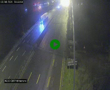 <h2>Webcam sur le périphérique de Bordeaux à l'est de la ville. Caméra située sur le Pont Mitterand sur la N230</h2>