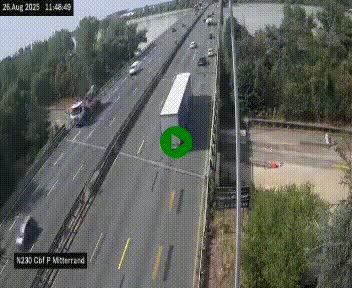 <h2>Webcam sur le périphérique de Bordeaux à l'est de la ville. Caméra située sur le Pont Mitterand sur la N230</h2>