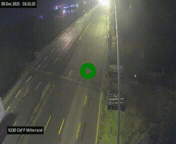 <h2>Webcam sur le périphérique de Bordeaux à l'est de la ville. Caméra située sur le Pont Mitterand sur la N230</h2>