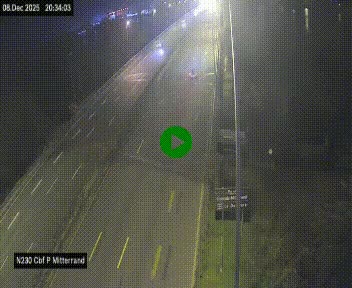 <h2>Webcam sur le périphérique de Bordeaux à l'est de la ville. Caméra située sur le Pont Mitterand sur la N230</h2>