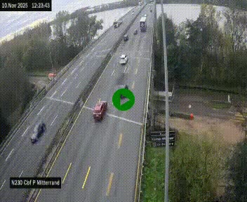 <h2>Webcam sur le périphérique de Bordeaux à l'est de la ville. Caméra située sur le Pont Mitterand sur la N230</h2>