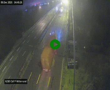 <h2>Webcam sur le périphérique de Bordeaux à l'est de la ville. Caméra située sur le Pont Mitterand sur la N230</h2>