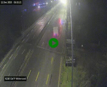 <h2>Webcam sur le périphérique de Bordeaux à l'est de la ville. Caméra située sur le Pont Mitterand sur la N230</h2>