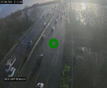 <h2>Webcam sur le périphérique de Bordeaux à l'est de la ville. Caméra située sur le Pont Mitterand sur la N230</h2>