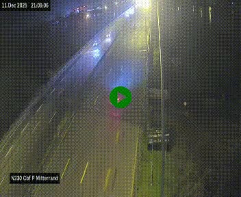 <h2>Webcam sur le périphérique de Bordeaux à l'est de la ville. Caméra située sur le Pont Mitterand sur la N230</h2>