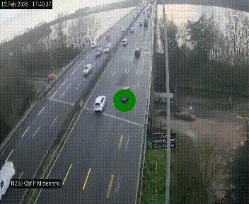 <h2>Webcam sur le périphérique de Bordeaux à l'est de la ville. Caméra située sur le Pont Mitterand sur la N230</h2>