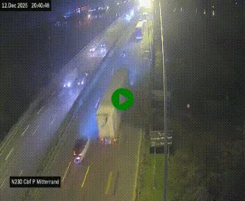 <h2>Webcam sur le périphérique de Bordeaux à l'est de la ville. Caméra située sur le Pont Mitterand sur la N230</h2>