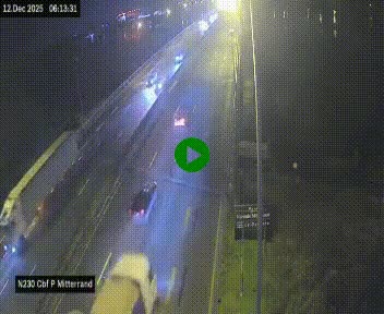 <h2>Webcam sur le périphérique de Bordeaux à l'est de la ville. Caméra située sur le Pont Mitterand sur la N230</h2>