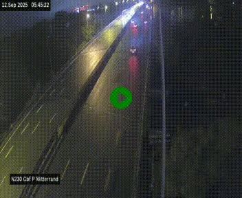 <h2>Webcam sur le périphérique de Bordeaux à l'est de la ville. Caméra située sur le Pont Mitterand sur la N230</h2>