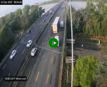<h2>Webcam sur le périphérique de Bordeaux à l'est de la ville. Caméra située sur le Pont Mitterand sur la N230</h2>