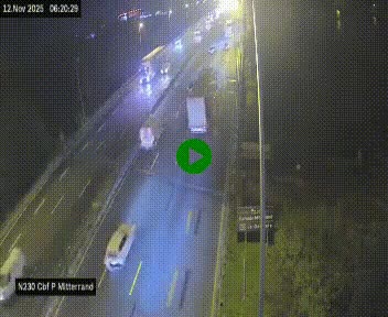 <h2>Webcam sur le périphérique de Bordeaux à l'est de la ville. Caméra située sur le Pont Mitterand sur la N230</h2>