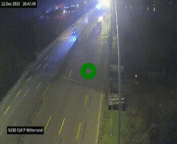 <h2>Webcam sur le périphérique de Bordeaux à l'est de la ville. Caméra située sur le Pont Mitterand sur la N230</h2>