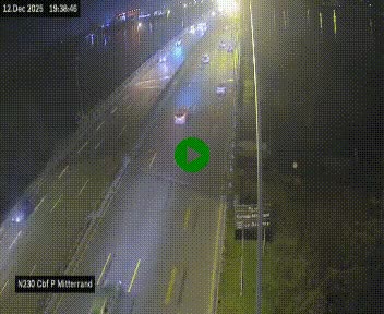 <h2>Webcam sur le périphérique de Bordeaux à l'est de la ville. Caméra située sur le Pont Mitterand sur la N230</h2>