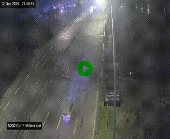 <h2>Webcam sur le périphérique de Bordeaux à l'est de la ville. Caméra située sur le Pont Mitterand sur la N230</h2>