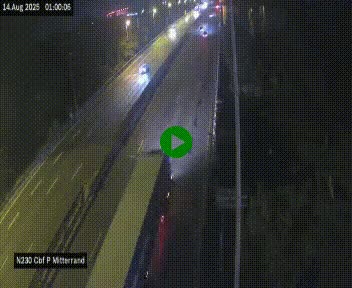<h2>Webcam sur le périphérique de Bordeaux à l'est de la ville. Caméra située sur le Pont Mitterand sur la N230</h2>