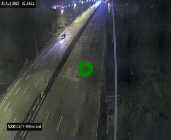 <h2>Webcam sur le périphérique de Bordeaux à l'est de la ville. Caméra située sur le Pont Mitterand sur la N230</h2>