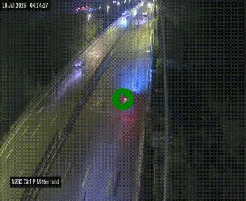 Webcam sur le périphérique de Bordeaux à l'est de la ville. Caméra située sur le Pont Mitterand sur la N230