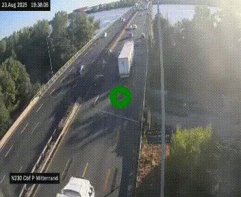<h2>Webcam sur le périphérique de Bordeaux à l'est de la ville. Caméra située sur le Pont Mitterand sur la N230</h2>