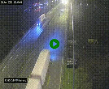 <h2>Webcam sur le périphérique de Bordeaux à l'est de la ville. Caméra située sur le Pont Mitterand sur la N230</h2>