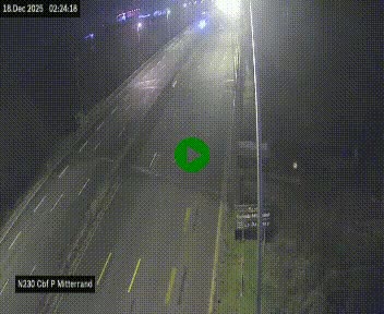 <h2>Webcam sur le périphérique de Bordeaux à l'est de la ville. Caméra située sur le Pont Mitterand sur la N230</h2>