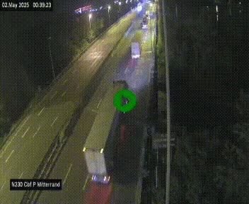 Webcam sur le périphérique de Bordeaux à l'est de la ville. Caméra située sur le Pont Mitterand sur la N230