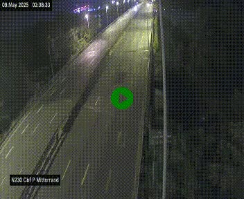 Webcam sur le périphérique de Bordeaux à l'est de la ville. Caméra située sur le Pont Mitterand sur la N230