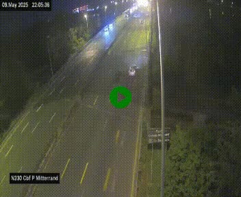 Webcam sur le périphérique de Bordeaux à l'est de la ville. Caméra située sur le Pont Mitterand sur la N230