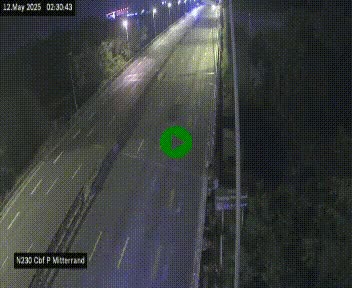 Webcam sur le périphérique de Bordeaux à l'est de la ville. Caméra située sur le Pont Mitterand sur la N230