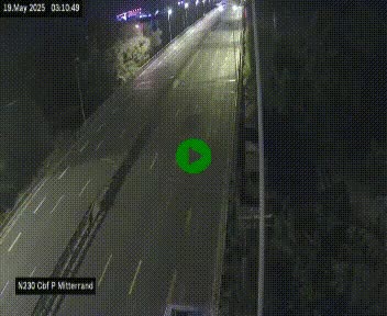 Webcam sur le périphérique de Bordeaux à l'est de la ville. Caméra située sur le Pont Mitterand sur la N230