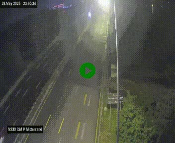 Webcam sur le périphérique de Bordeaux à l'est de la ville. Caméra située sur le Pont Mitterand sur la N230