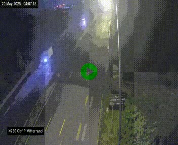 Webcam sur le périphérique de Bordeaux à l'est de la ville. Caméra située sur le Pont Mitterand sur la N230