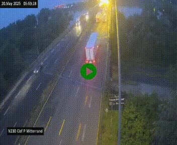 Webcam sur le périphérique de Bordeaux à l'est de la ville. Caméra située sur le Pont Mitterand sur la N230