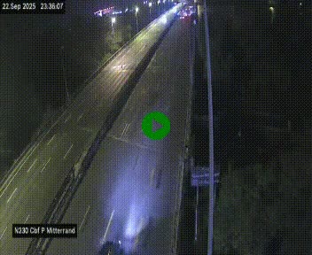 <h2>Webcam sur le périphérique de Bordeaux à l'est de la ville. Caméra située sur le Pont Mitterand sur la N230</h2>