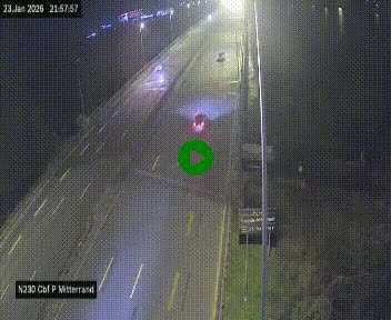 <h2>Webcam sur le périphérique de Bordeaux à l'est de la ville. Caméra située sur le Pont Mitterand sur la N230</h2>