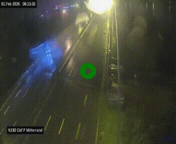 <h2>Webcam sur le périphérique de Bordeaux à l'est de la ville. Caméra située sur le Pont Mitterand sur la N230</h2>