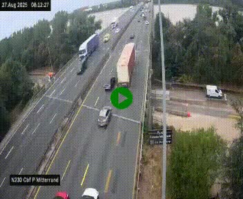 <h2>Webcam sur le périphérique de Bordeaux à l'est de la ville. Caméra située sur le Pont Mitterand sur la N230</h2>