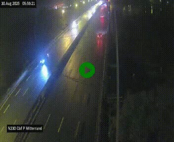 <h2>Webcam sur le périphérique de Bordeaux à l'est de la ville. Caméra située sur le Pont Mitterand sur la N230</h2>