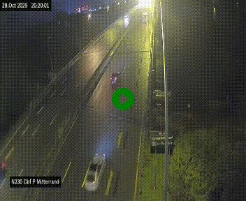 <h2>Webcam sur le périphérique de Bordeaux à l'est de la ville. Caméra située sur le Pont Mitterand sur la N230</h2>