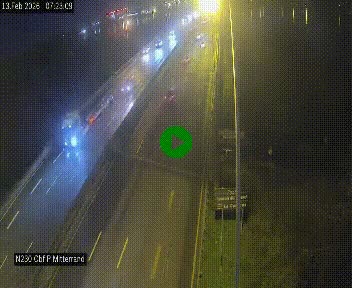 <h2>Webcam sur le périphérique de Bordeaux à l'est de la ville. Caméra située sur le Pont Mitterand sur la N230</h2>