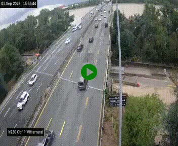 <h2>Webcam sur le périphérique de Bordeaux à l'est de la ville. Caméra située sur le Pont Mitterand sur la N230</h2>