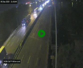 <h2>Webcam sur le périphérique de Bordeaux à l'est de la ville. Caméra située sur le Pont Mitterand sur la N230</h2>