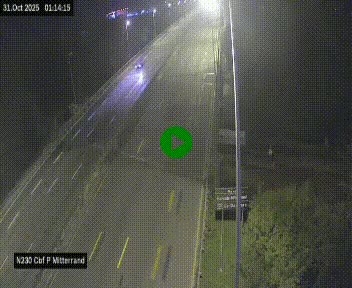 <h2>Webcam sur le périphérique de Bordeaux à l'est de la ville. Caméra située sur le Pont Mitterand sur la N230</h2>