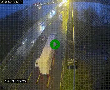 <h2>Webcam sur le périphérique de Bordeaux à l'est de la ville. Caméra située sur le Pont Mitterand sur la N230</h2>