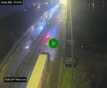 <h2>Webcam sur le périphérique de Bordeaux à l'est de la ville. Caméra située sur le Pont Mitterand sur la N230</h2>