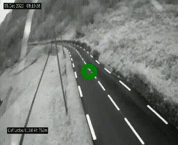 <h2>Webcam dans les Pyrénées Atlantique au niveau du col d'Urdos et du fort du Pourtalet sur la N134, en direction du Col et du tunnel du Somport, à 765 mètres d'altitude</h2>